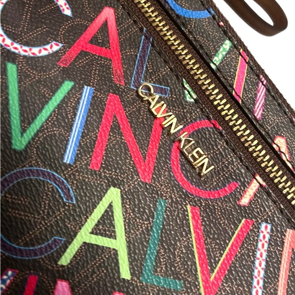 Calvin Klein Colorful Logo Wristlet - Picture 2 of 5